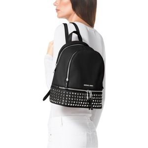Michael Kors studded backpack purse